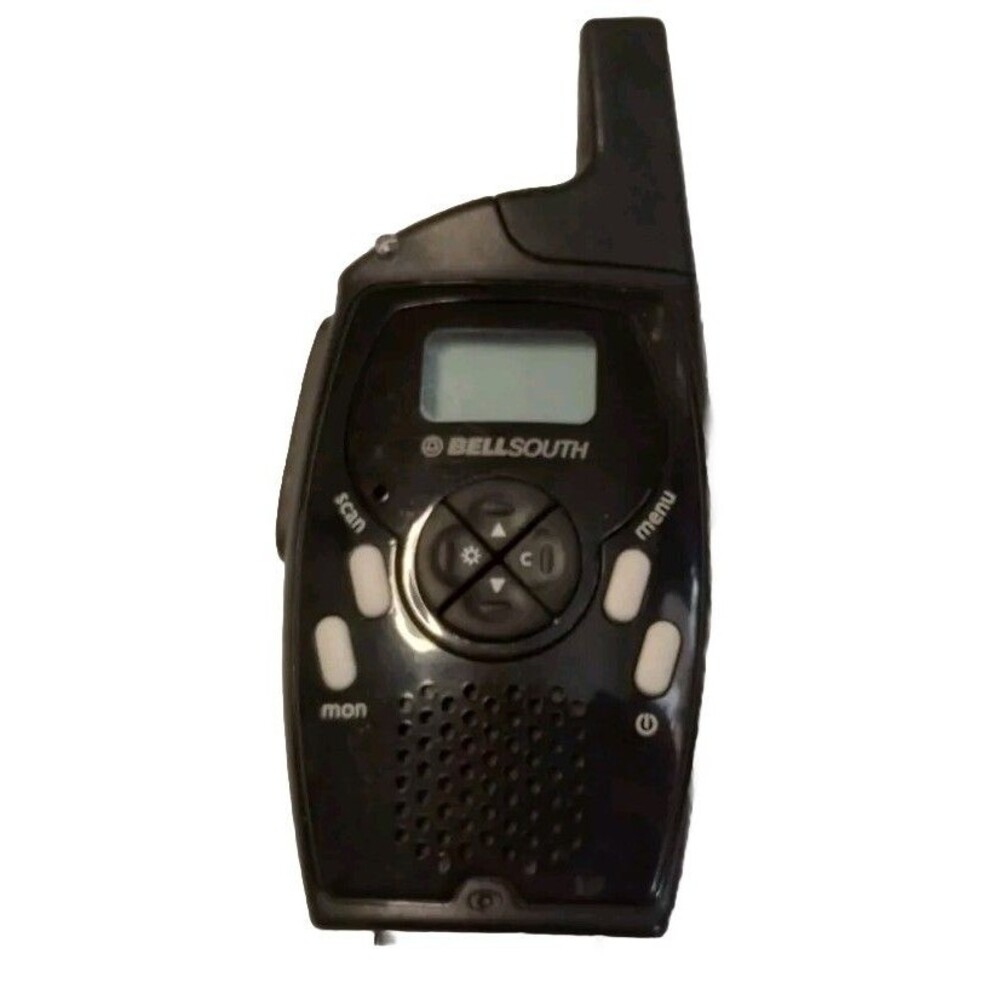 BellSouth Black Walkie Talkie Model 2231 Works Vintage Used